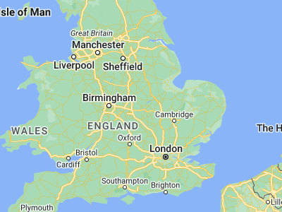 Map showing location of Market Harborough (52.4776, -0.92053)