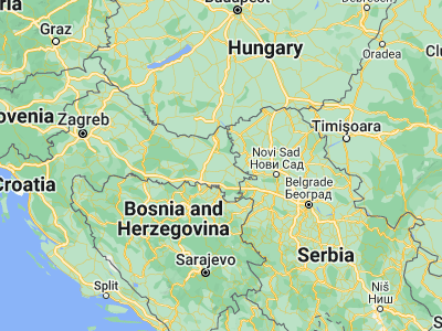 Map showing location of Markušica (45.37389, 18.70583)