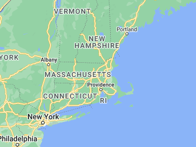 Map showing location of Marlborough (42.34909, -71.54546)