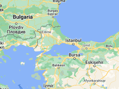 Map showing location of Marmaraereğlisi (40.97003, 27.95528)