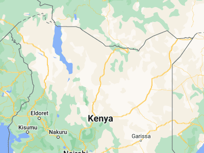 Map showing location of Marsabit (2.32839, 37.98986)