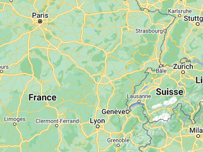 Map showing location of Marsannay-la-Côte (47.27095, 4.98895)