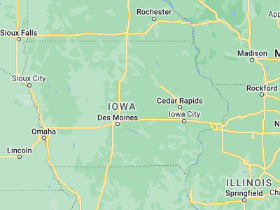 Map showing location of Marshalltown (42.04943, -92.90798)