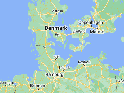 Map showing location of Marstal (54.8562, 10.51726)