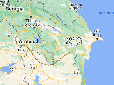 Map showing location of Martakert (40.2104, 46.82097)