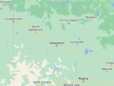 Map showing location of Martensville (52.28339, -106.66792)