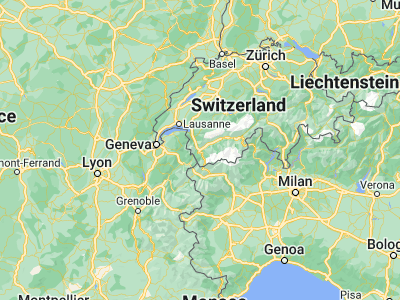 Map showing location of Martigny-Ville (46.10276, 7.07245)