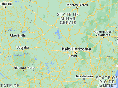 Map showing location of Martinho Campos (-19.33167, -45.23694)