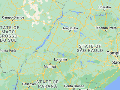 Map showing location of Martinópolis (-22.14583, -51.17083)