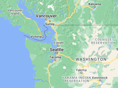 Map showing location of Marysville (48.05176, -122.17708)