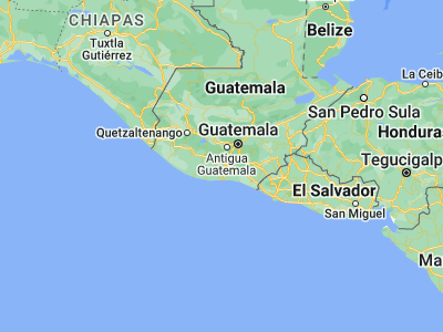 Map showing location of Masagua (14.20306, -90.84806)
