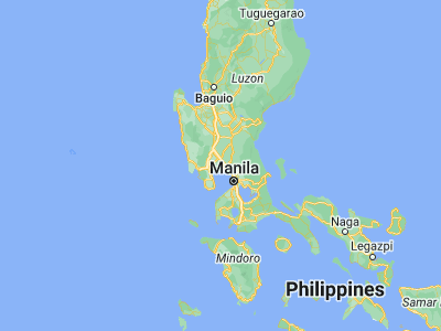 Map showing location of Masantol (14.896, 120.7092)