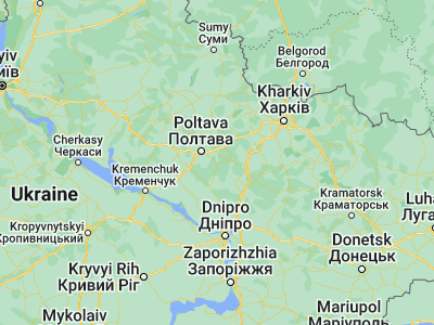 Map showing location of Mashivka (49.44308, 34.86688)