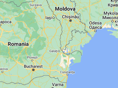 Map showing location of Măstăcani (45.78333, 28.03333)