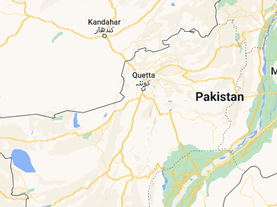Map showing location of Mastung (29.79936, 66.84505)