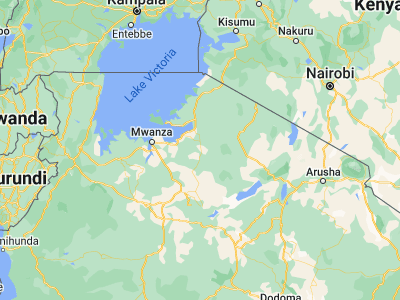 Map showing location of Maswa (-2.68333, 33.98333)