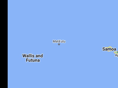 Map showing location of Mata-Utu (-13.28163, -176.17453)