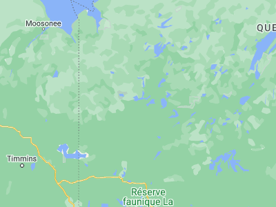 Map showing location of Matagami (49.75018, -77.63277)