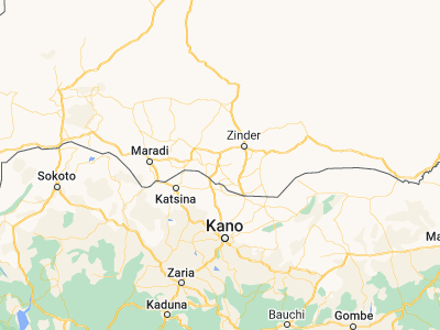Map showing location of Matamey (13.42309, 8.47485)