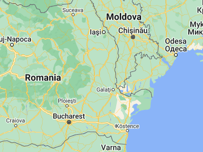 Map showing location of Matca (45.85, 27.53333)