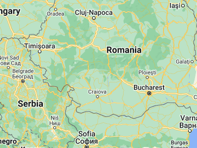 Map showing location of Mateeşti (45.06667, 23.85)