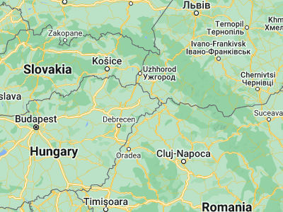Map showing location of Mátészalka (47.95528, 22.32348)