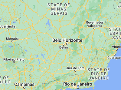 Map showing location of Mateus Leme (-19.98639, -44.42778)