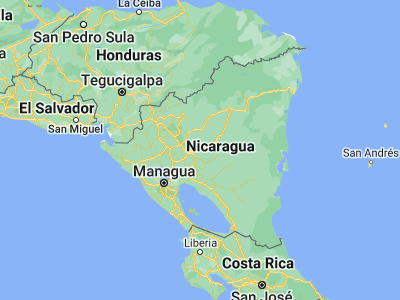 Map showing location of Matiguás (12.83734, -85.46218)