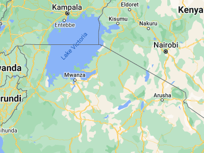 Map showing location of Matongo (-2.38333, 34.08333)