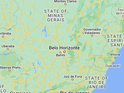 Map showing location of Matozinhos (-19.55778, -44.08139)