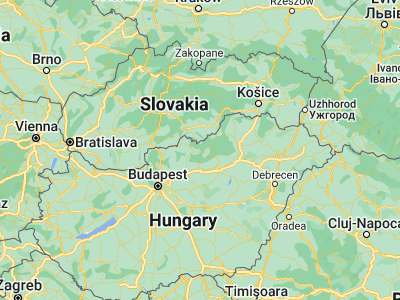 Map showing location of Mátranovák (48.03809, 19.98257)