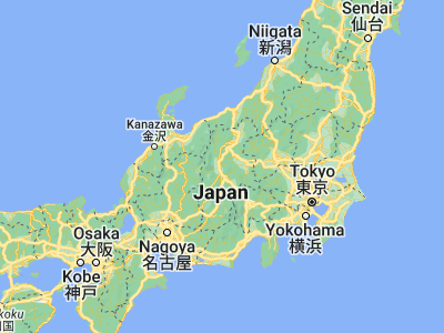 Map showing location of Matsumoto (36.23333, 137.96667)
