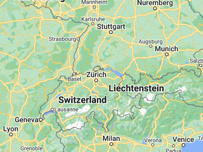 Map showing location of Mattenbach (Kreis 7) / Gutschick (47.49104, 8.75258)