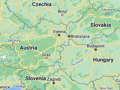 Map showing location of Mattersburg (47.73333, 16.4)