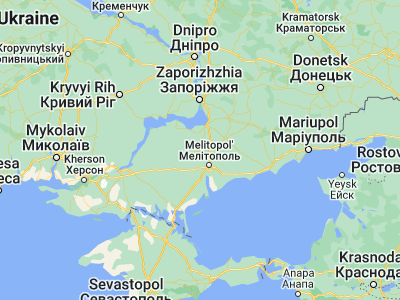 Map showing location of Matviyivka (47.07472, 35.14444)
