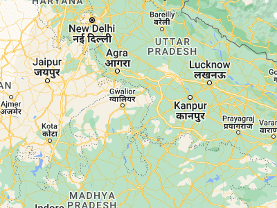 Map showing location of Mau (26.26584, 78.67108)