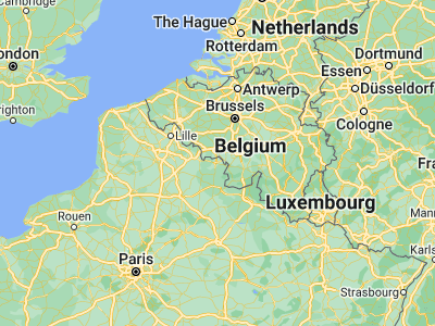 Map showing location of Maubeuge (50.27875, 3.97267)