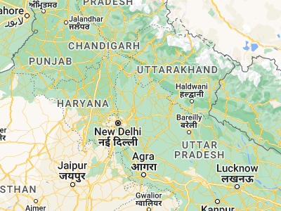 Map showing location of Mawāna (29.10436, 77.92134)