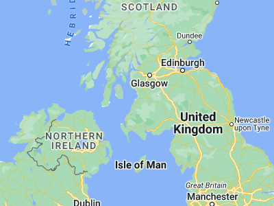 Map showing location of Maybole (55.35503, -4.68026)