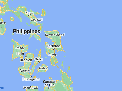 Map showing location of Maydolong (11.49917, 125.50111)