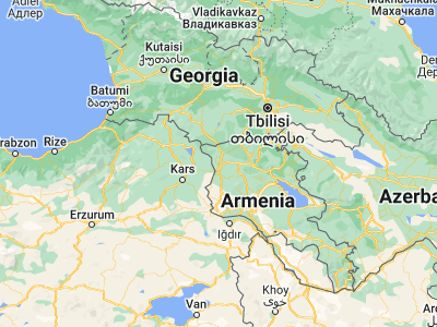 Map showing location of Mayisyan (40.84715, 43.83938)