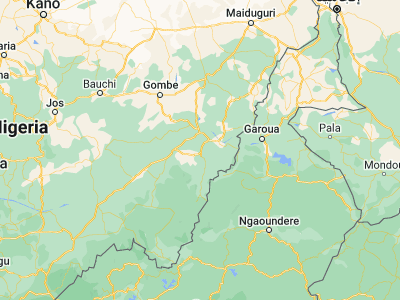 Map showing location of Mayo Belwa (9.05, 12.05)
