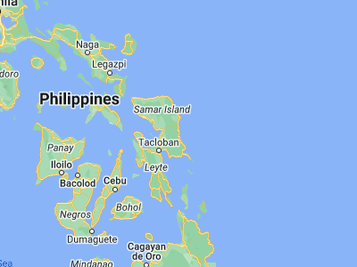 Map showing location of Maypangdan (11.65194, 125.45028)