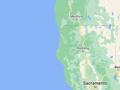 Map showing location of McKinleyville (40.94652, -124.10062)