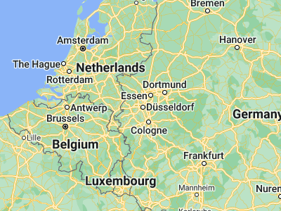 Map showing location of Meerbusch (51.26118, 6.6717)