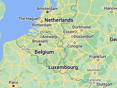 Map showing location of Meerssen (50.8875, 5.75)