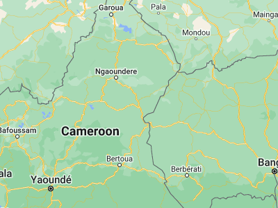 Map showing location of Meïganga (6.51667, 14.3)
