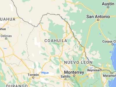 Map showing location of Melchor Múzquiz (27.87915, -101.51638)
