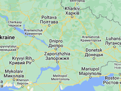 Map showing location of Meliorativnoye (48.61995, 35.40187)