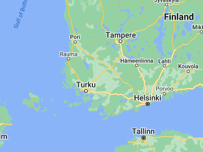 Map showing location of Mellilä (60.76667, 22.95)